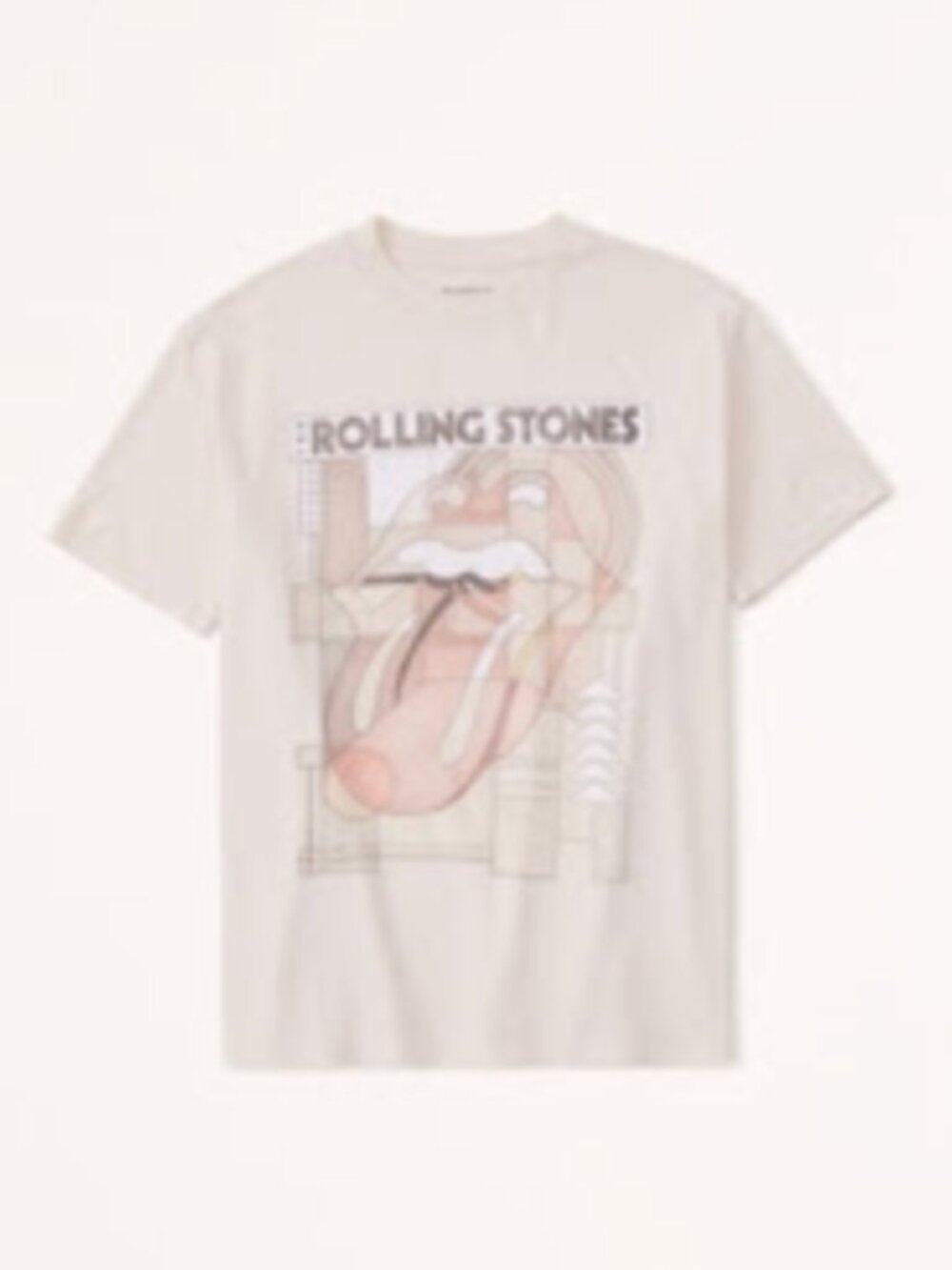 Pefect Oversized Boyfriend Style Rolling Stones Graphic Tee Size XL